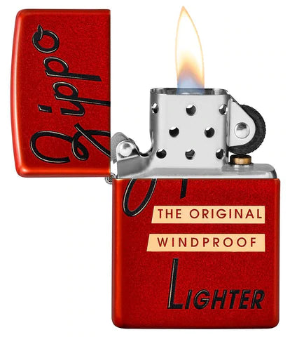 Red Box Top Zippo