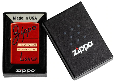 Red Box Top Zippo