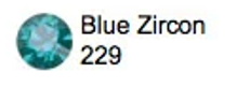 Blue Zircon Swarovski Titanium Nose Bone [0612] - Big Dog Steel Surgical Stainless Steel