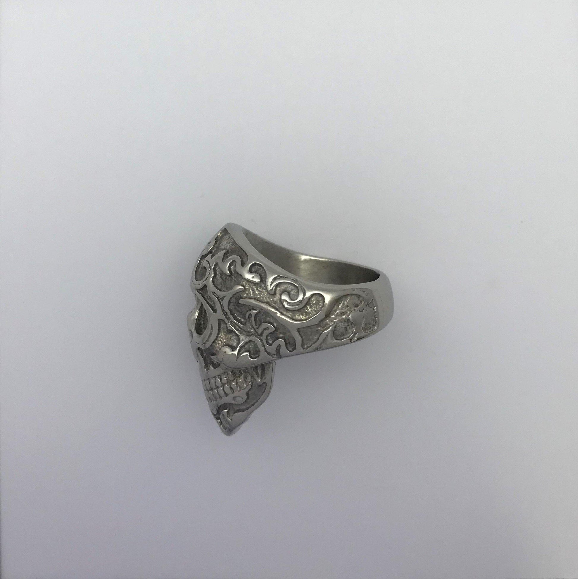 Clarity Skull Ring - Big Dog Steel Surgical Stainless Steel