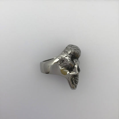 Roackabilly Skull Stainless Steel Ring