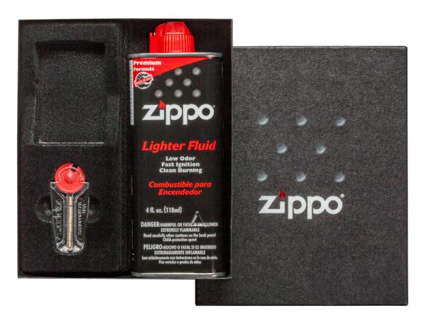 Zippo Regular Lighter Gift Kit with Fluid
