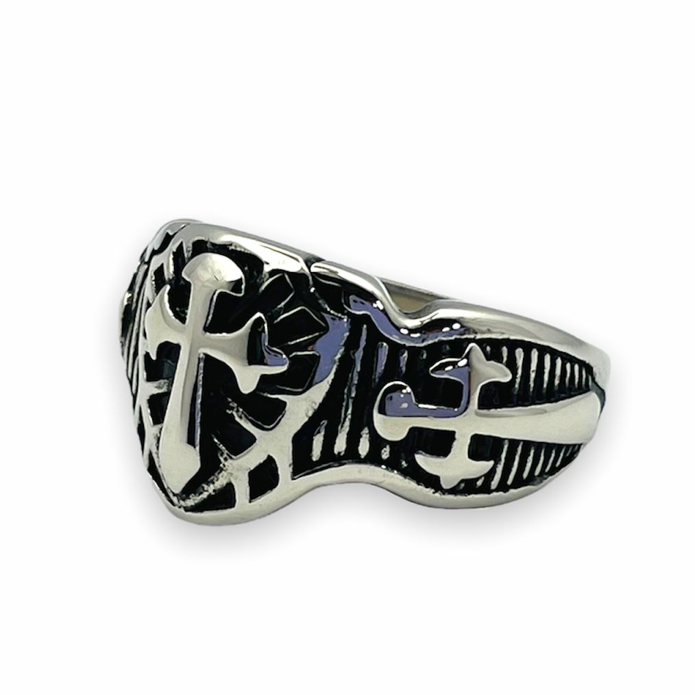 Stainless Steel Ladies Ring