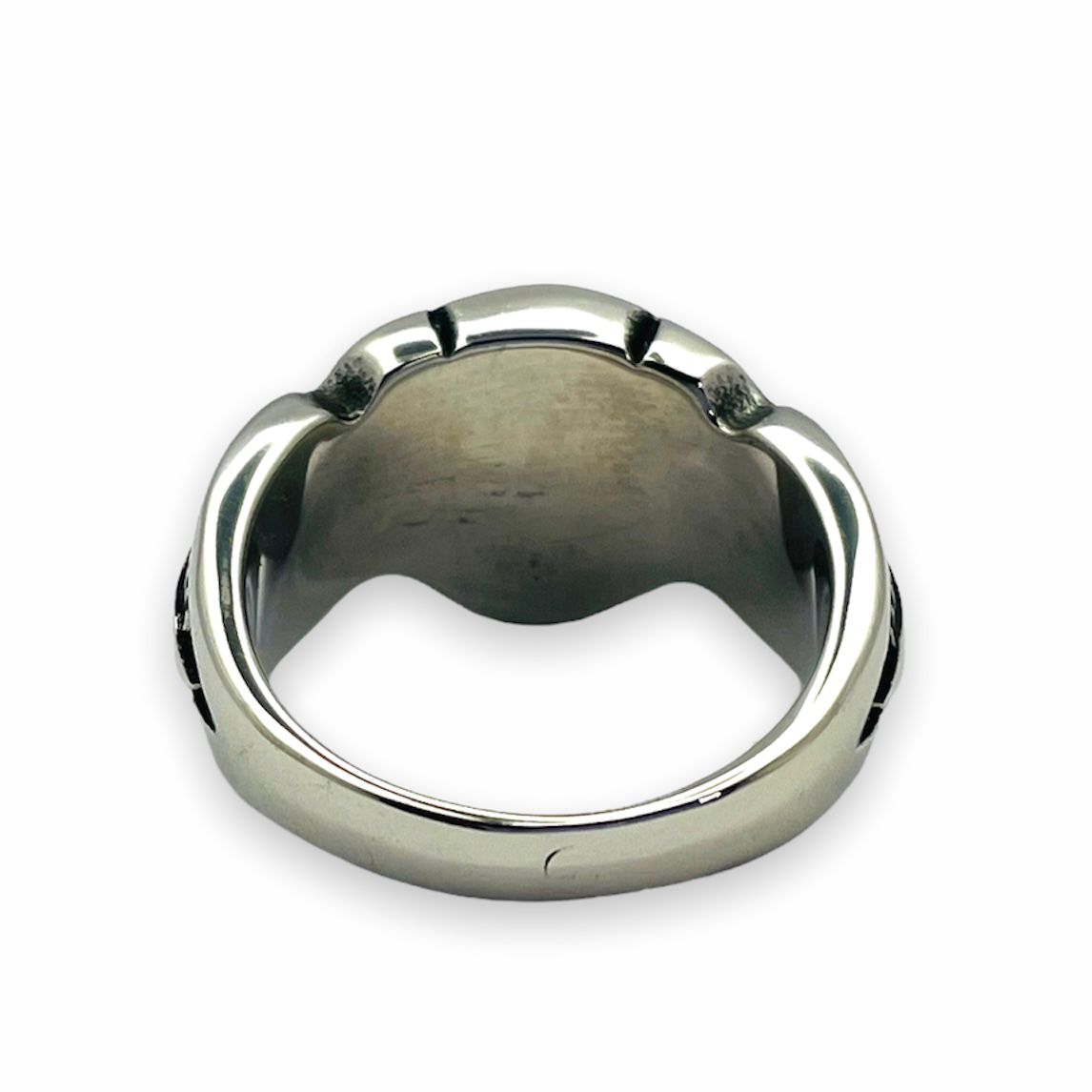 Stainless Steel Ring with Cross
