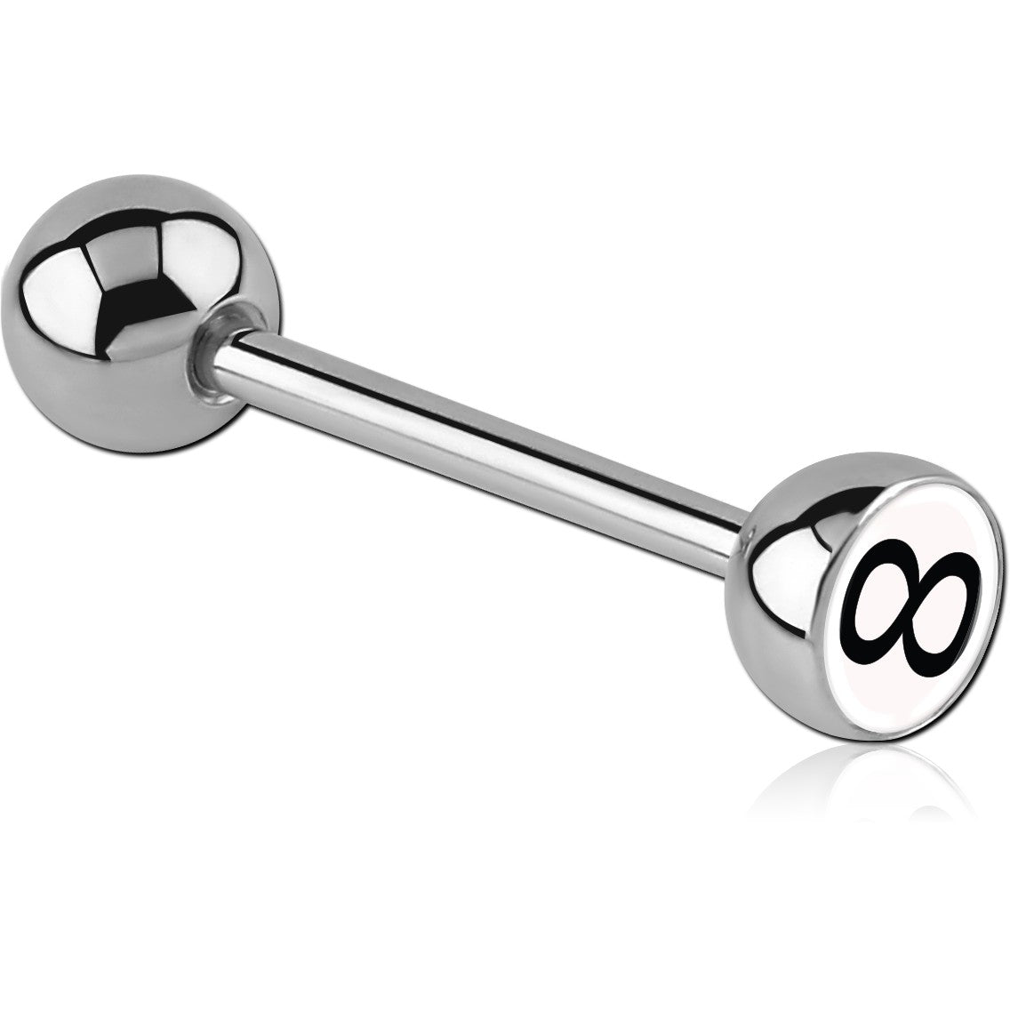 Infinity Straight Barbell in Surgical Stainless Steel [01463]