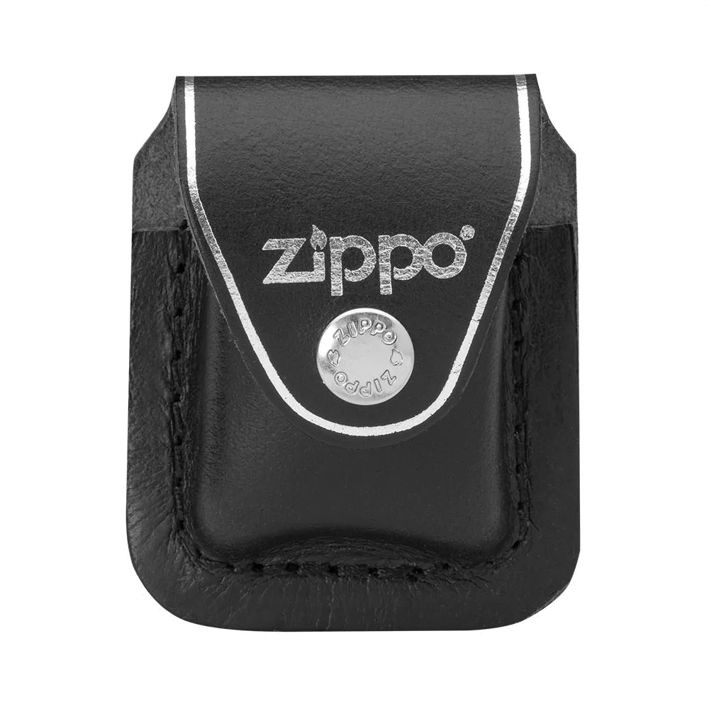 Black Zippo Lighter Pouch with Clip