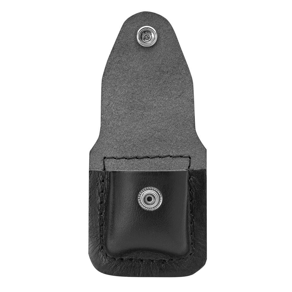 Black Zippo Lighter Pouch with Clip