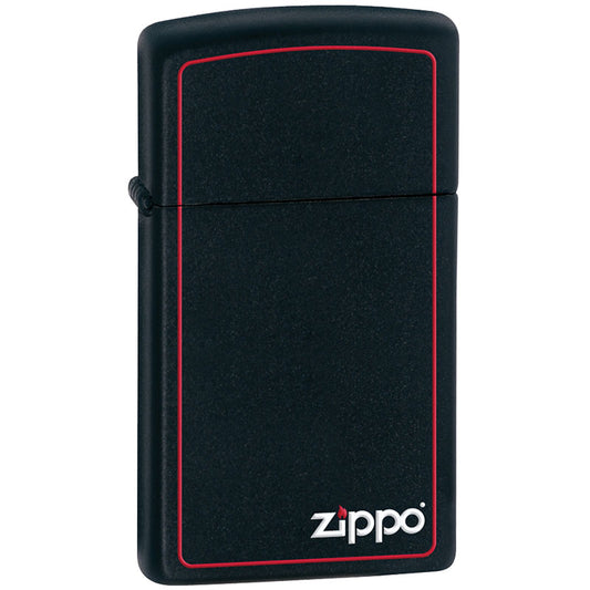 Slim Black Zippo