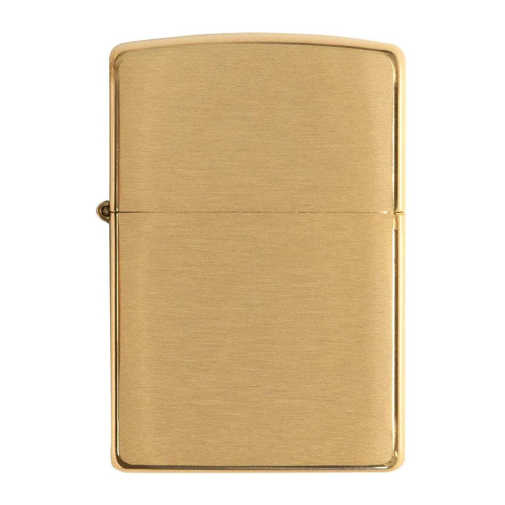 Brushed Brass Heavy Amor Zippo