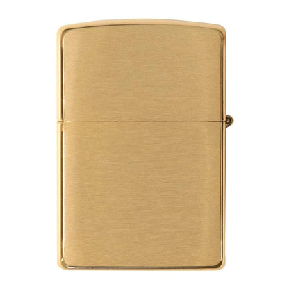 Brushed Brass Heavy Amor Zippo