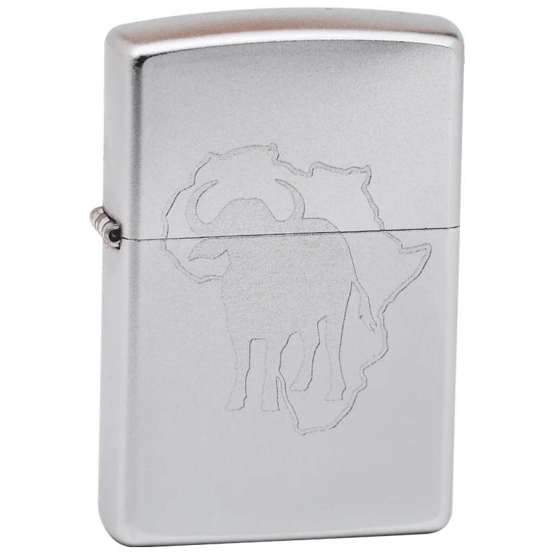 Africa & Buffalo Zippo