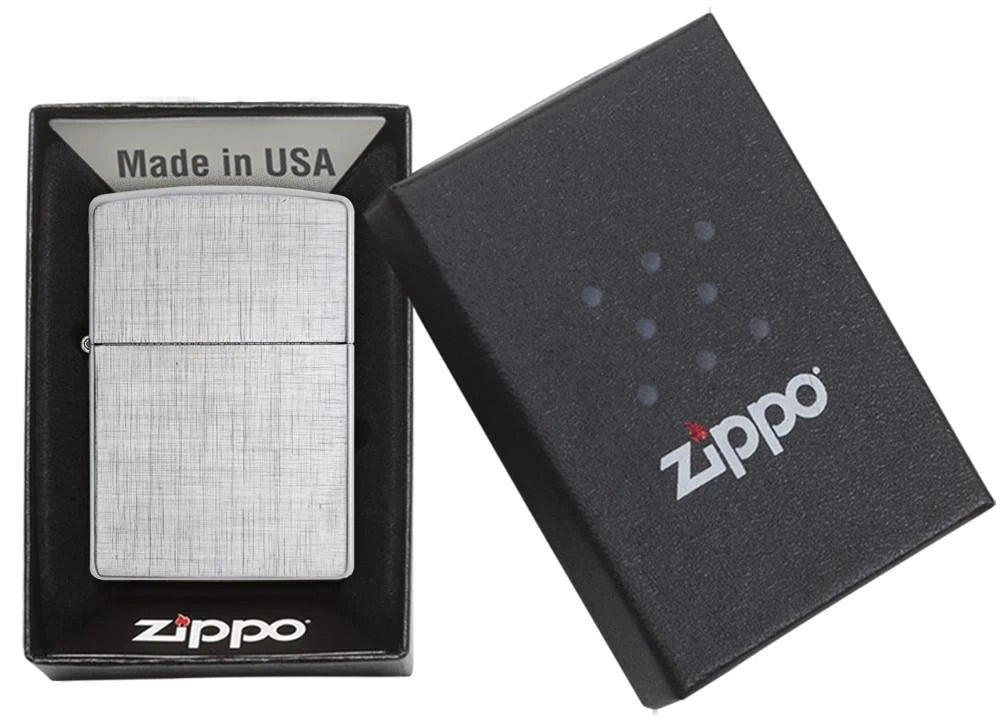 Classic Linen Weave Zippo