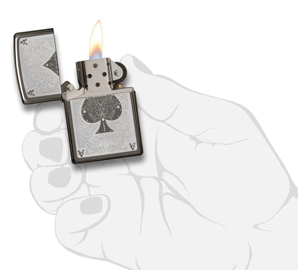 Ace Filigree Zippo