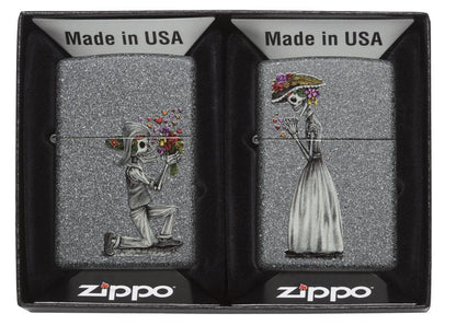 Day of the Dead Skulls Set Zippo