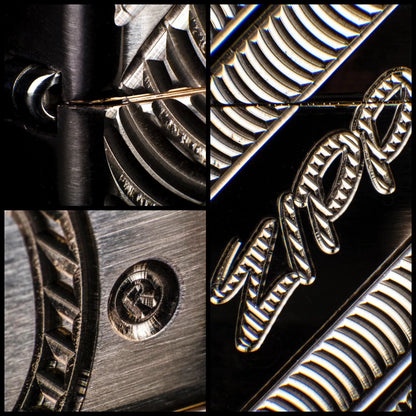 High Polish Brass Coiled Zippo