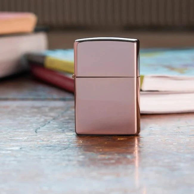 Classic High Polish Rose Gold Zippo