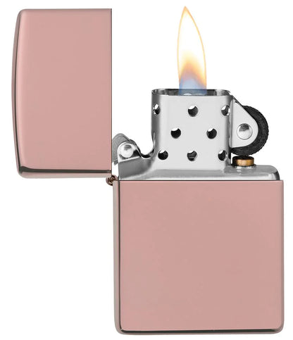 Classic High Polish Rose Gold Zippo