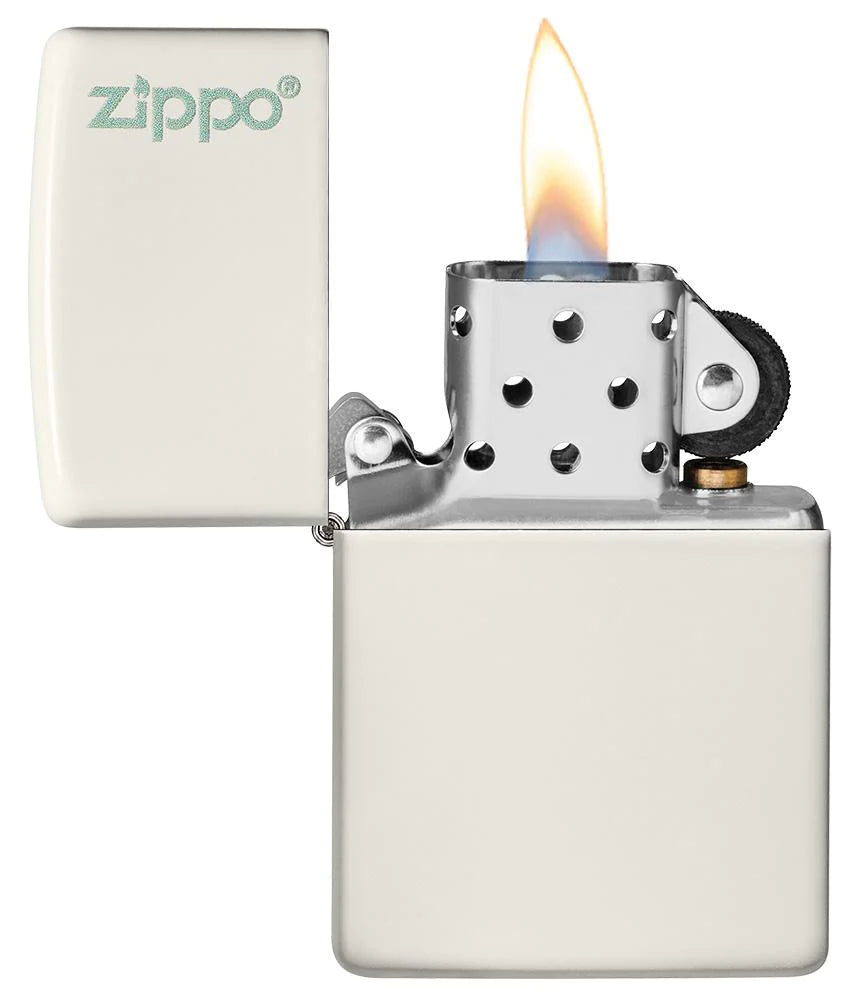 Classic Glow In The Dark Logo Zippo