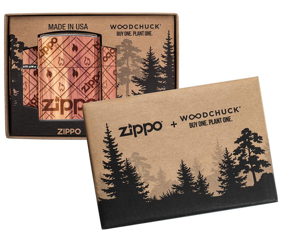 Woodchuck USA Cedar Wrap Zippo