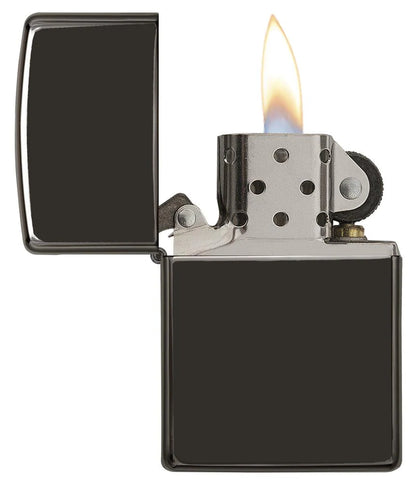 Ebony Classic High Polish Black Zippo