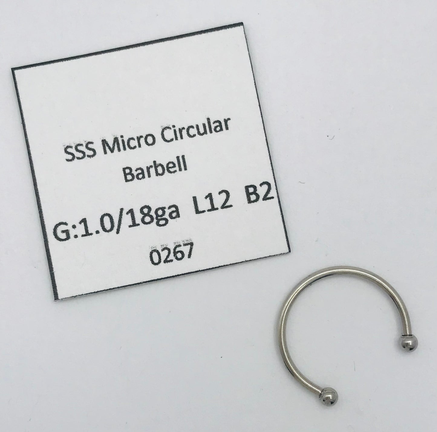 Surgical Stainless Steel Circular Barbell [0267]