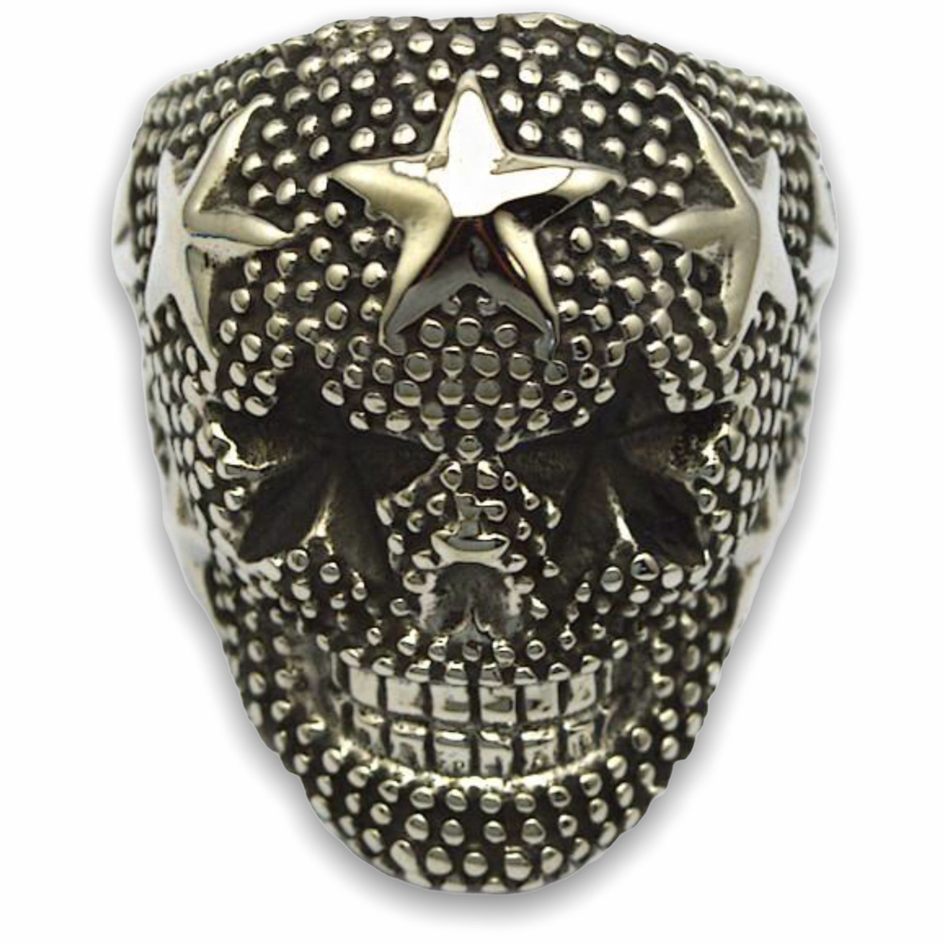 Solid Stainless Steel Skull Ring