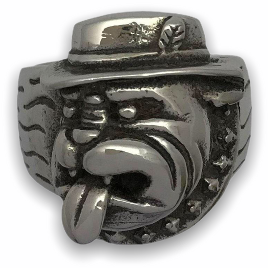 Dog Stainless Steel Ring